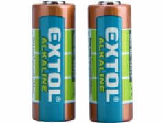 Extol Energy Baterie alkalické, 2ks, 12V (23A)