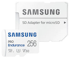 Samsung Micro SDXC 256GB PRO Endurance UHS-I U3 (Class 10) + SD adaptér