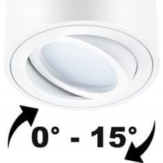 LUMILED Přisazené svítidlo LED AMAT-S 50mm Kulaté Bílé