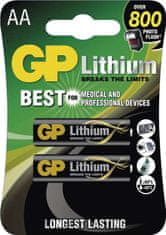 GP Batteries GP lithiová baterie 1,5V AA (FR6) 2ks