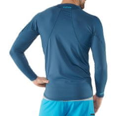 NRS Pánské tričko s dlouhým rukávem UV50+ H2Core Rashguard Moroccan Blue, S