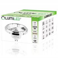 LUMILED LED žárovka GU10 AR111 15W = 100W 4000K LUMILED