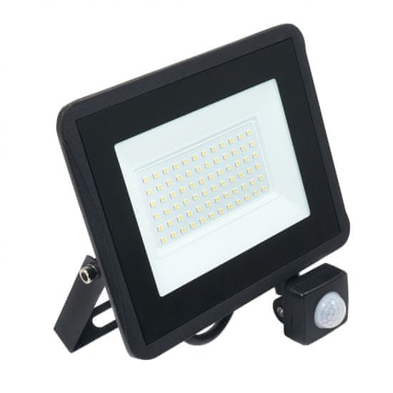 Berge LED reflektor IVO s čidlem PIR - 50W - IP65 - 4250Lm - teplá bílá - 3000K