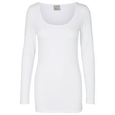 Vero Moda Dámské triko VMMAXI Regular Fit 10152908 Bright White (Velikost XL)
