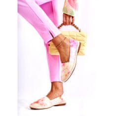 Dámské espadrilky Slip-On Pink and Yellow velikost 38