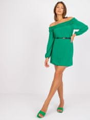 Gemini Dámské šaty SK 6831 - FPrice one size tmavě zelená