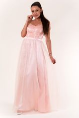 Gemini Dámské šaty HM2197 - YourNewStyle L pudrovo-růžová