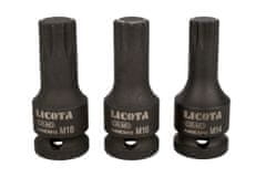 Licota Sada vnějších nástrčných klíčů XZN 1/2", krátké a dlouhé M14, M16, M18, sada 6 ks - LIATF5214