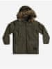 Quiksilver Khaki klučičí parka s kapucí a umělým kožíškem Quiksilver Storm Drop 116