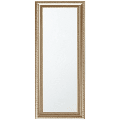 Beliani Zrcadlo 51x141cm stříbrno-zlaté AURILLAC