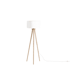 Beliani Klasická bílá stojací lampa NITRA