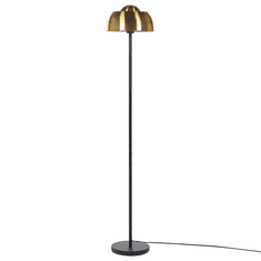 Beliani Stojací lampa 148 cm černá / zlatá SENETTE