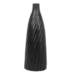 Beliani Dekorativní váza černá 45 cm FLORENTIA