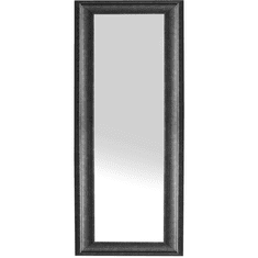 Beliani Černé nástěnné zrcadlo v dekorativním rámu 51x141 cm LUNEL