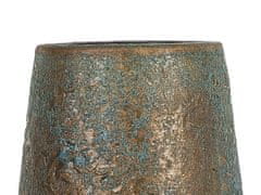 Beliani Dekorativní váza zlato tyrkysová SEGOVIA