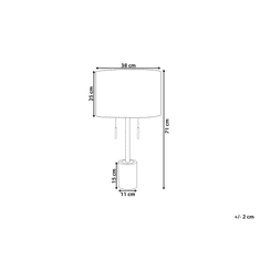 Beliani Stolní lampa 71 cm ARPA