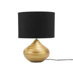 Beliani Zlatá stolní lampa KUBAN