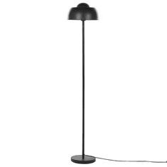 Beliani Kovová stojací lampa černá SENETTE