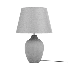 Beliani Šedá stolní lampa FERGUS