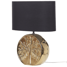 Beliani Keramická stolní lampa zlatá KHERLEN