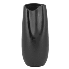 Beliani Černá dekorativní váza DERBE
