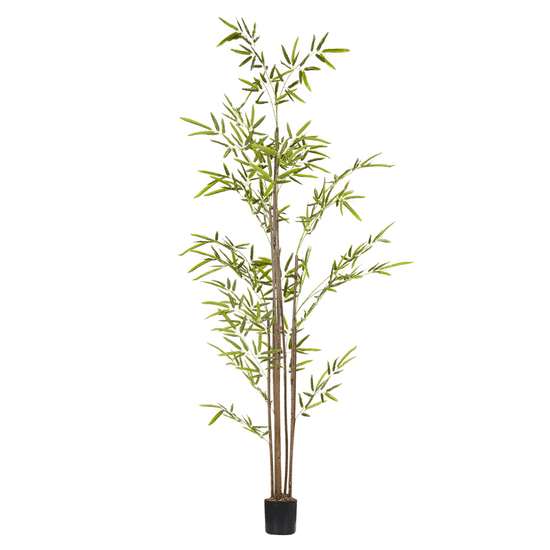 Beliani Umělá rostlina v květináči 160 cm BAMBOO