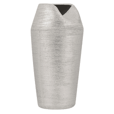 Beliani Dekorativní stříbrní váza APAMEA