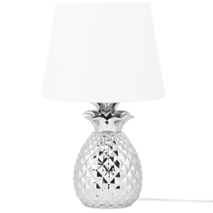 Beliani Stolní lampa stříbrná PINEAPPLE