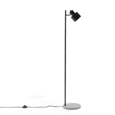 Beliani Stojací černá lampa 149 cm CORBONES