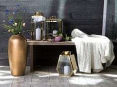 Beliani Matná zlatá dekorační váza LORCA