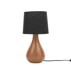 Beliani Stolní lampa černo měděná 47 cm ABRAMS