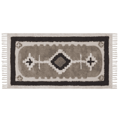 Beliani Bavlněný koberec 80 x 150 cm béžový GEYVE