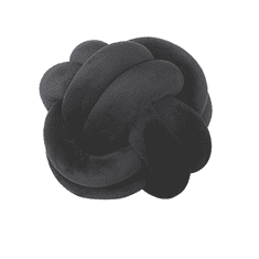 Beliani Uzlový polštář 20 x 20 cm černý MALNI