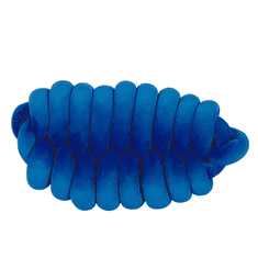 Beliani Dekorativní polštář 45 x 25 cm modrý PANARA