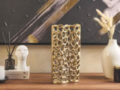 Beliani Dekorativní kovová váza zlatá SANCHI