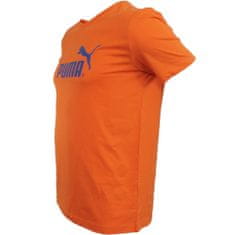 Puma Tričko oranžové S Large NO1 Logo Tee