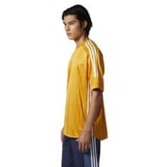Adidas Tričko žluté S Originals Jacquard 3 Stripes Tshirt