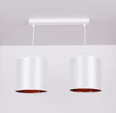 shumee ATLANTA Pendant White 2X40W E27 Bílé stínidlo