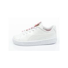 Puma Boty bílé 25 EU Basket Crush Patent