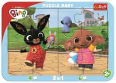 Baby puzzle Bing si hraje 2v1 - 10 dílků