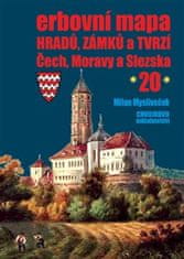 Milan Mysliveček: Erbovní mapa hradů, zámků a tvrzí Čech, Moravy a Slezska 20