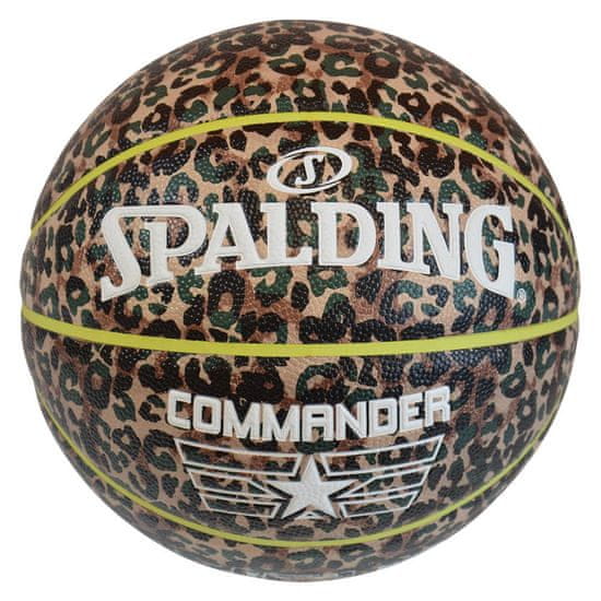 Spalding Míče basketbalové černé 7 Commander