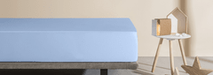 Velfont Respira nepropustné prostěradlo 120x200 cm - pudrově modrá