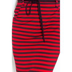 Numoco Dámská sukně 127-1 - Numoco M červená-černá