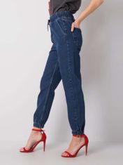 Gemini Dámské džíny s vysokým pasem 2882 - RUE PARIS 30 jeans-modrá