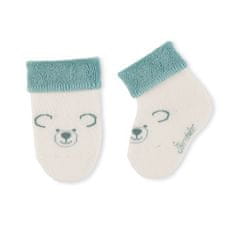 Sterntaler ponožky kojenecké s manžetkou, froté, medvídek Ben 8402082, 16