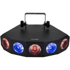 Eurolite LED SCY-500 5x15W COB QCL, DMX, paprskový efekt