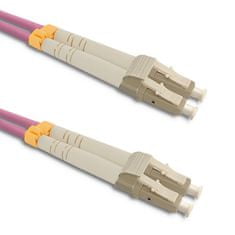 Qoltec Optický patchcord LC/UPC - LC/UPC | Multimode | 50/125 | OM4 | Duplex | 5m