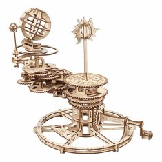 UGEARS 3d dřevěné mechanické puzzle tellurium