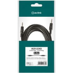 AV:link kabel 1x Jack 3.5mm stereo samec - 1x Jack 3.5mm stereo samec, 6m